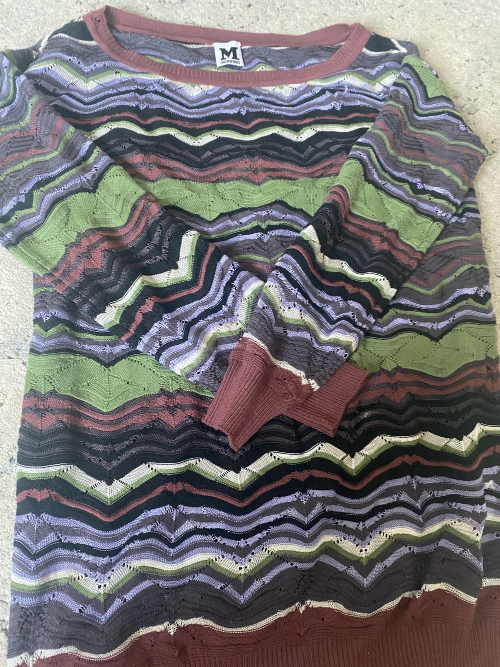M by Missoni Multicolor Long Sleeve Sz 4